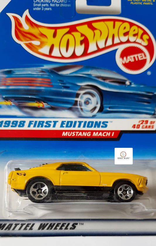1998 First Editions Mustang Mach I - Hot Wheels | Bonzo Bears PB41