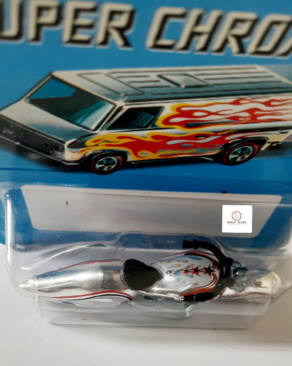 Rare W-Oozie (2007 Super Chromes) - Hot Wheels | Bonzo Bears PB39
