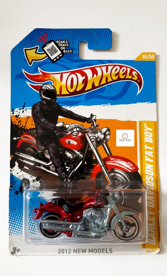Harley-Davidson Fat Boy (2011 Released) - Hot Wheels | Bonzo Bears PB53