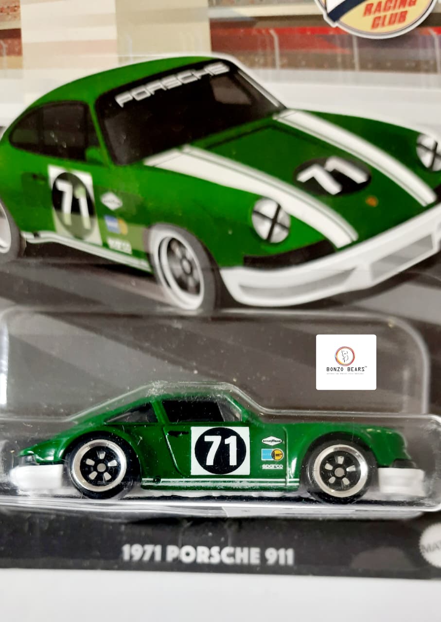 1971 Porsche 911 (2023 Released) Vintage Racing Club - Hot Wheels | Bonzo Bears PB53