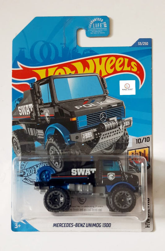 Treasure Hunt Mercedes-Benz Unimog 1300- POLICE SWAT- Hot Wheels | Bonzo Bears |CB1