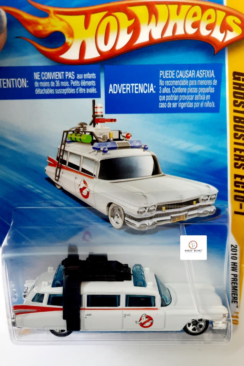 Ghostbusters Ecto-1 (2009 Released) - Hot Wheels | Bonzo Bears PB8