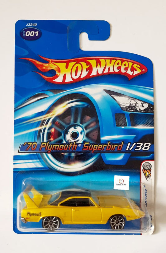 '70 Plymouth Superbird (2005 Released) - Hot Wheels ( Vintage Heavy Diecast) | Bonzo Bears PB59