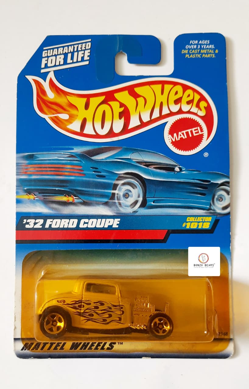 '32 Ford Coupe - White Art (1998 Released) - Hot Wheels | Bonzo Bears PB45, CB4