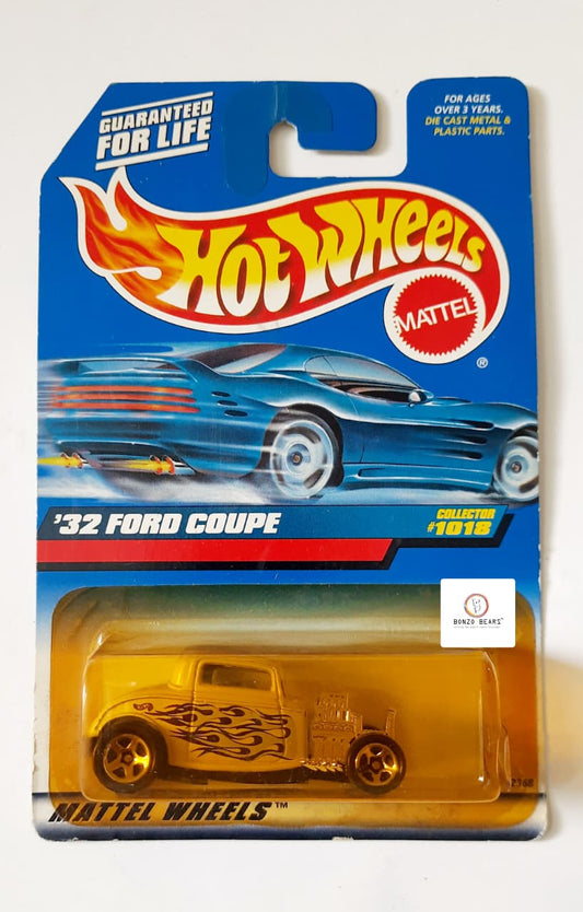 '32 Ford Coupe - White Art (1998 Released) - Hot Wheels | Bonzo Bears PB45