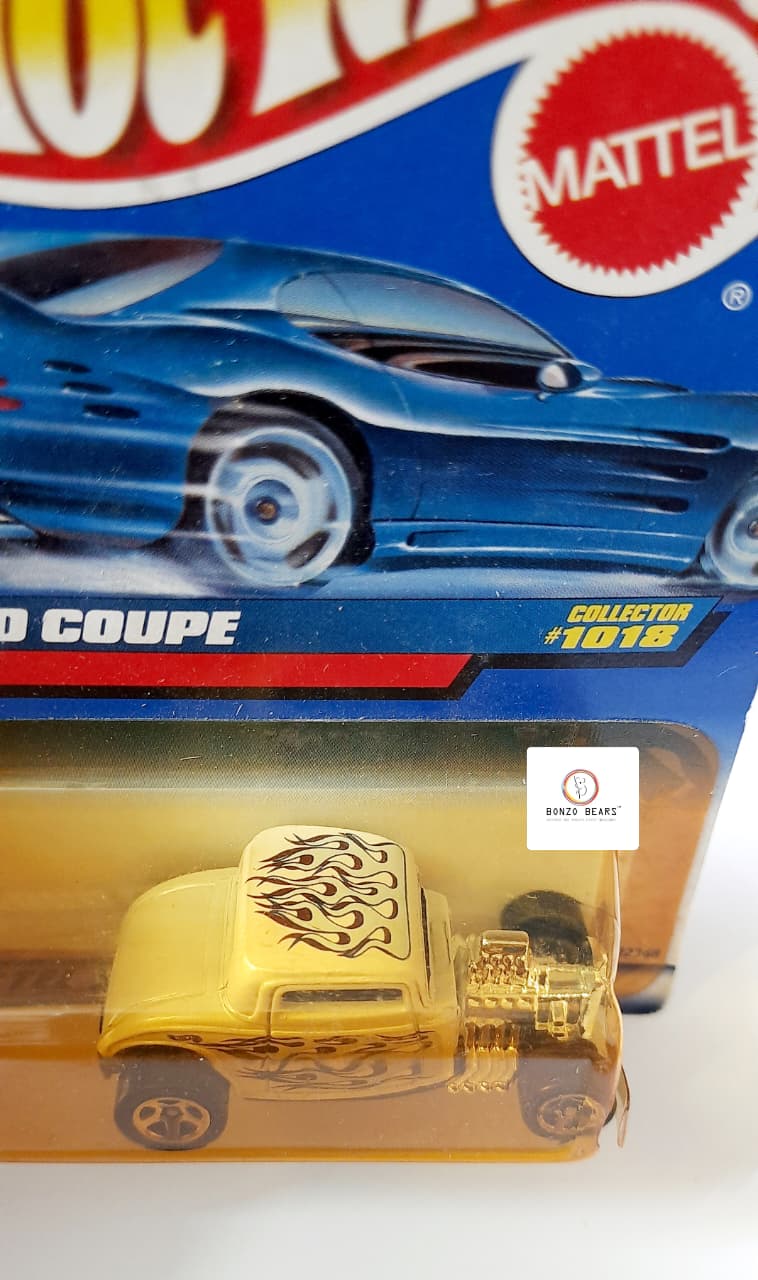 '32 Ford Coupe - White Art (1998 Released) - Hot Wheels | Bonzo Bears PB45, CB4