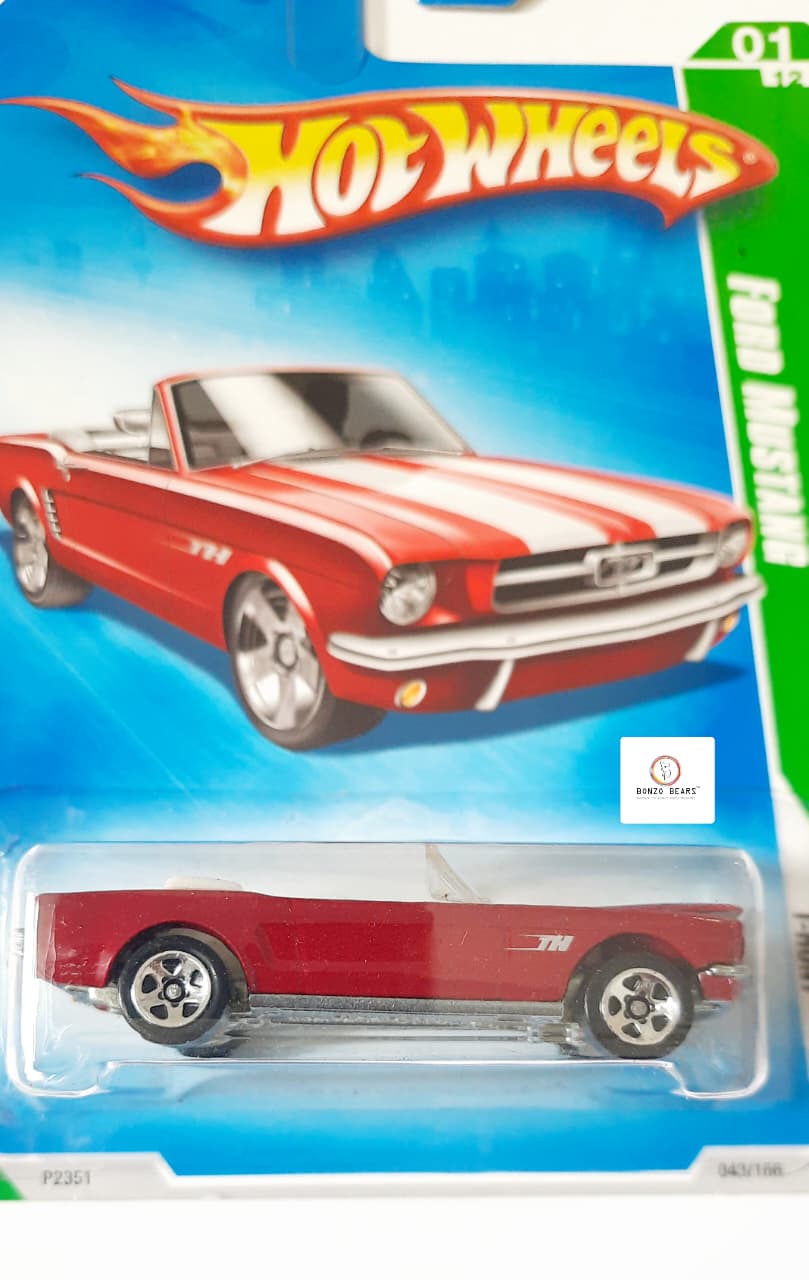 Ford Mustang (2009 Released) Treasure Hunt - Hot Wheels | Bonzo Bears PB45