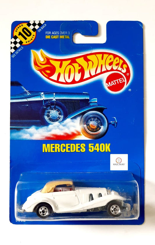Mercedes 540K (1990 Released) - Hot Wheels (Vintage Heavy Diecast)| Bonzo Bears PB59