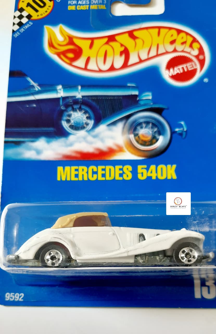 Mercedes 540K (1990 Released) - Hot Wheels (Vintage Heavy Diecast)| Bonzo Bears PB59