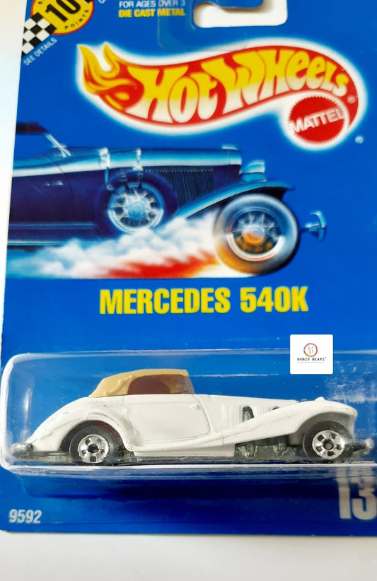 Mercedes 540K (1990 Released) - Hot Wheels (Vintage Heavy Diecast)| Bonzo Bears PB59