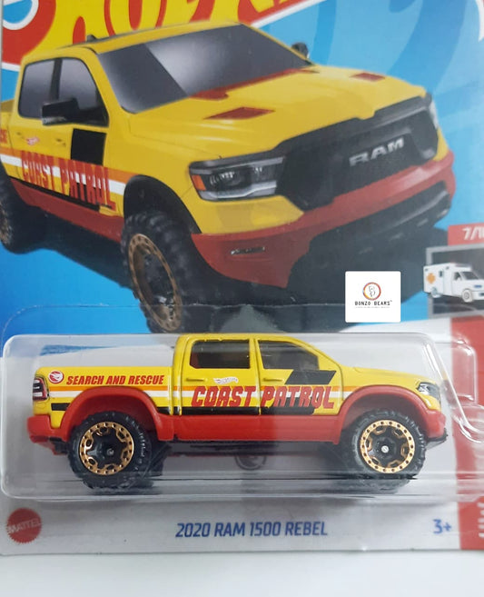 TREASURE HUNT 2020 RAM 1500 Rebel - Hot Wheels | Bonzo Bears PB52