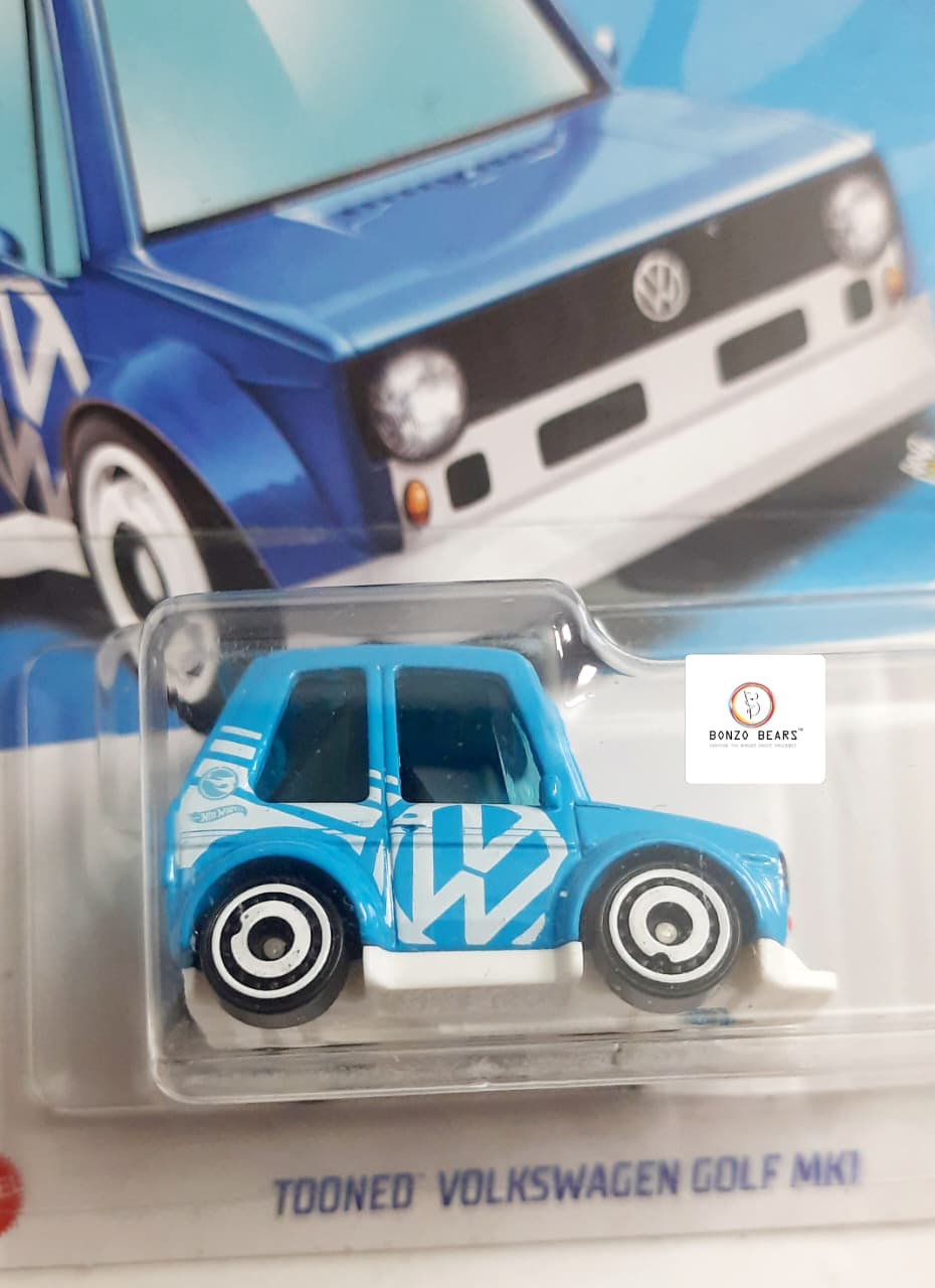 Tooned Volkswagen Golf MK1 (Treasure Hunt)- Hot Wheels | Bonzo Bears PB49