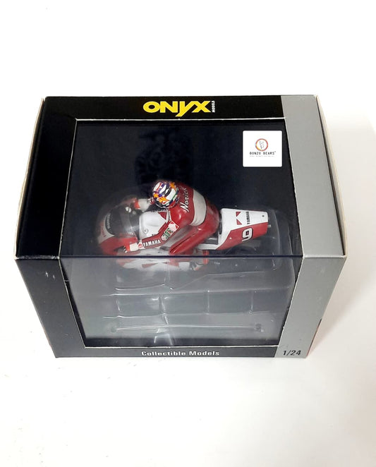 Onyx 1/24 scale - Yamaha YZR500 - MOTORCYCLE XM027, Norifumi Abe #9