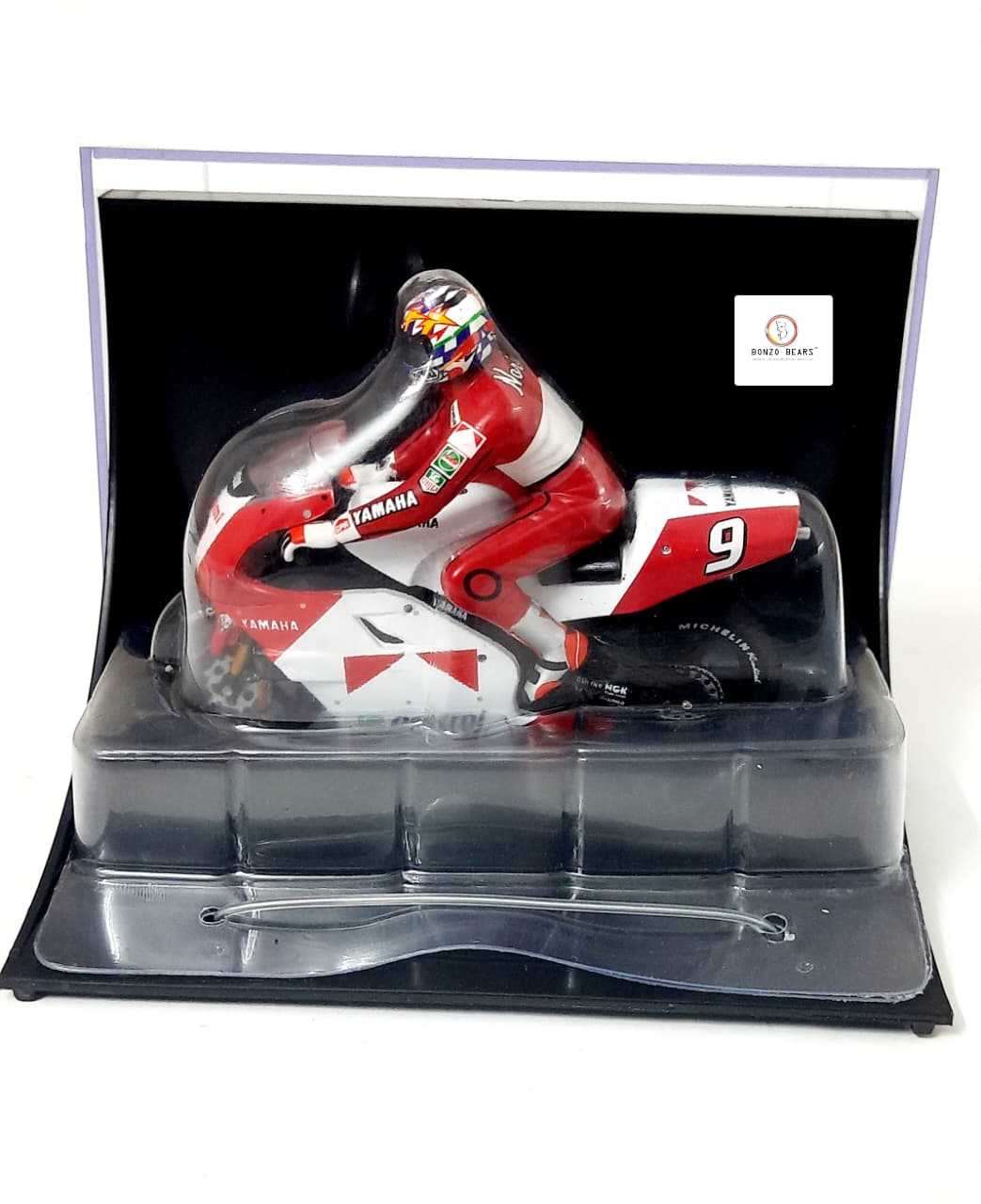 Onyx 1/24 scale - Yamaha YZR500 - MOTORCYCLE XM027, Norifumi Abe #9