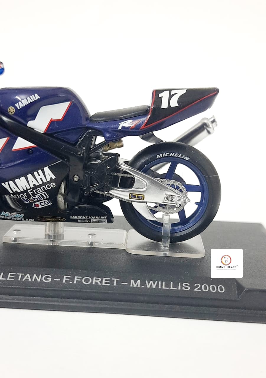 1:24 Yamaha R7 #17 J-M. DELETANG-F.FORET-M.WILLIS - 2000