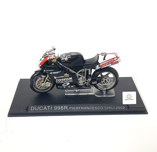 1:24 2002 Ducati 998R #7 ridden by Pierfrancesco Chili - Ixo