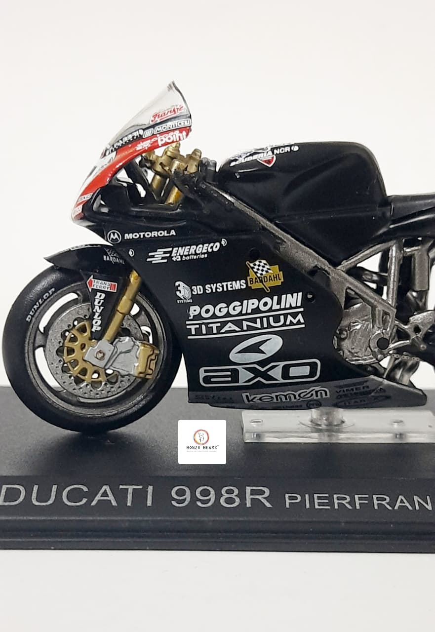 1:24 2002 Ducati 998R #7 ridden by Pierfrancesco Chili - Ixo