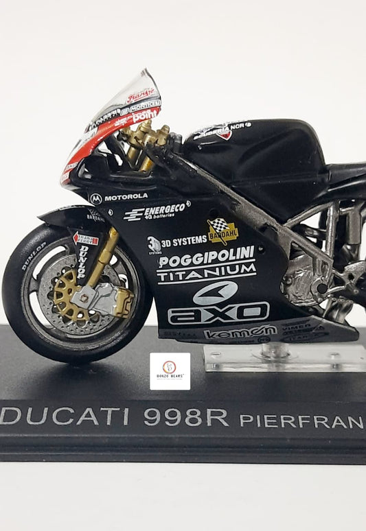 1:24 2002 Ducati 998R #7 ridden by Pierfrancesco Chili - Ixo
