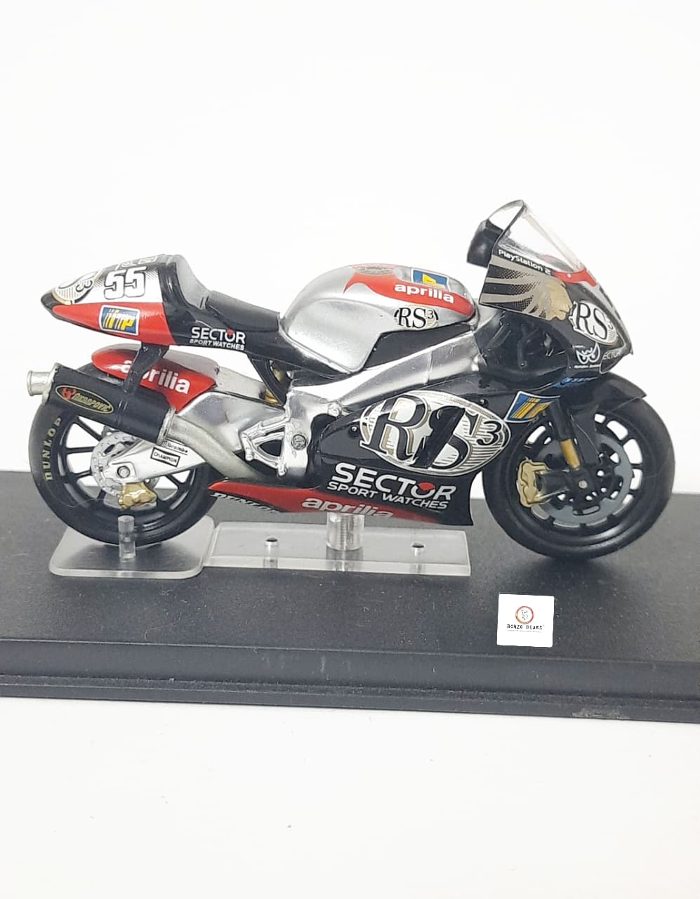 Ixo Aprilia RS3 ridden by Régis Laconi in the 2002 MotoGP season - 1:24 | Bonzobears