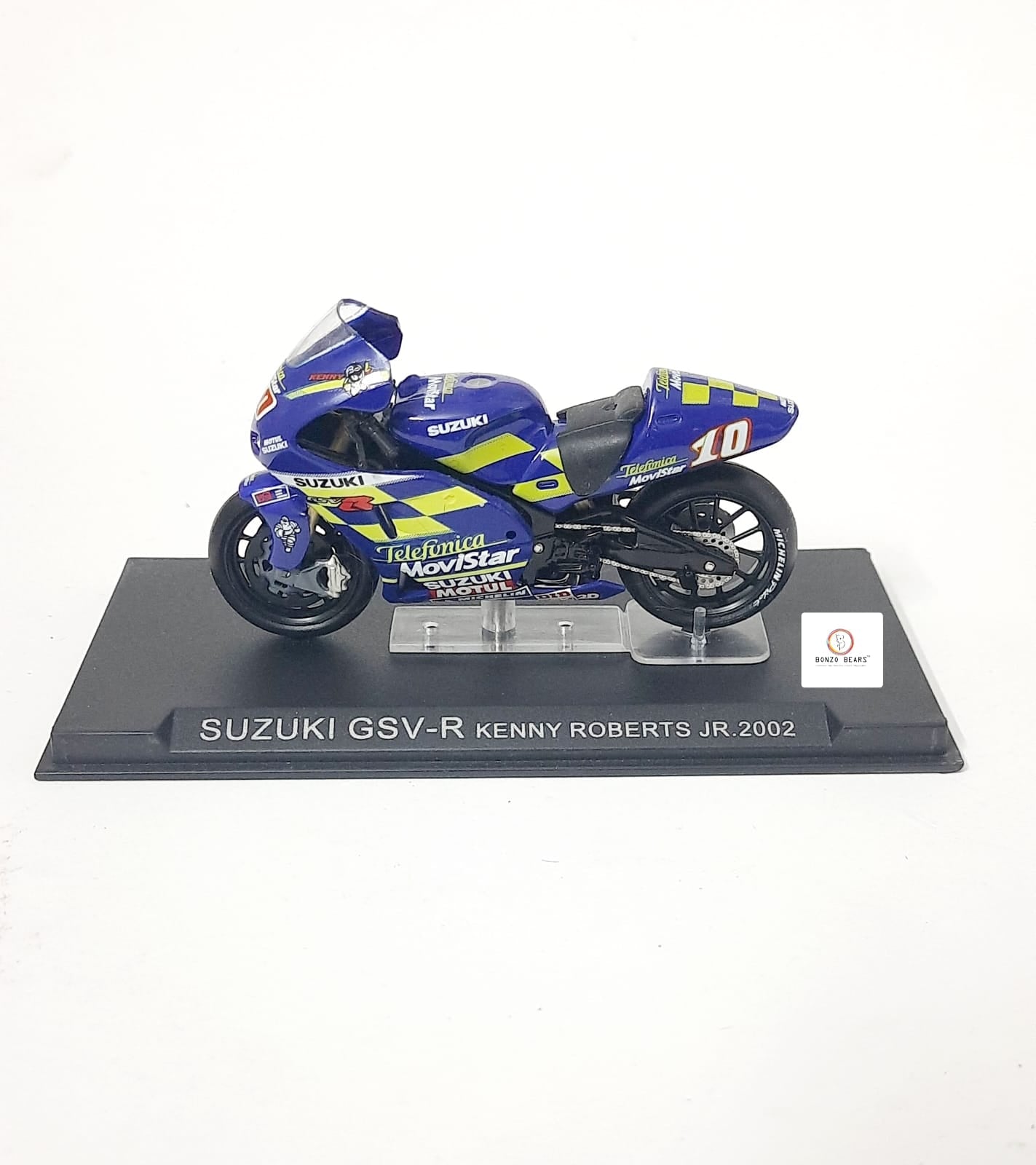 Suzuki GSV-R motorcycle ridden by Kenny Roberts Jr. in 2002 - 1:24 | Bonzobears
