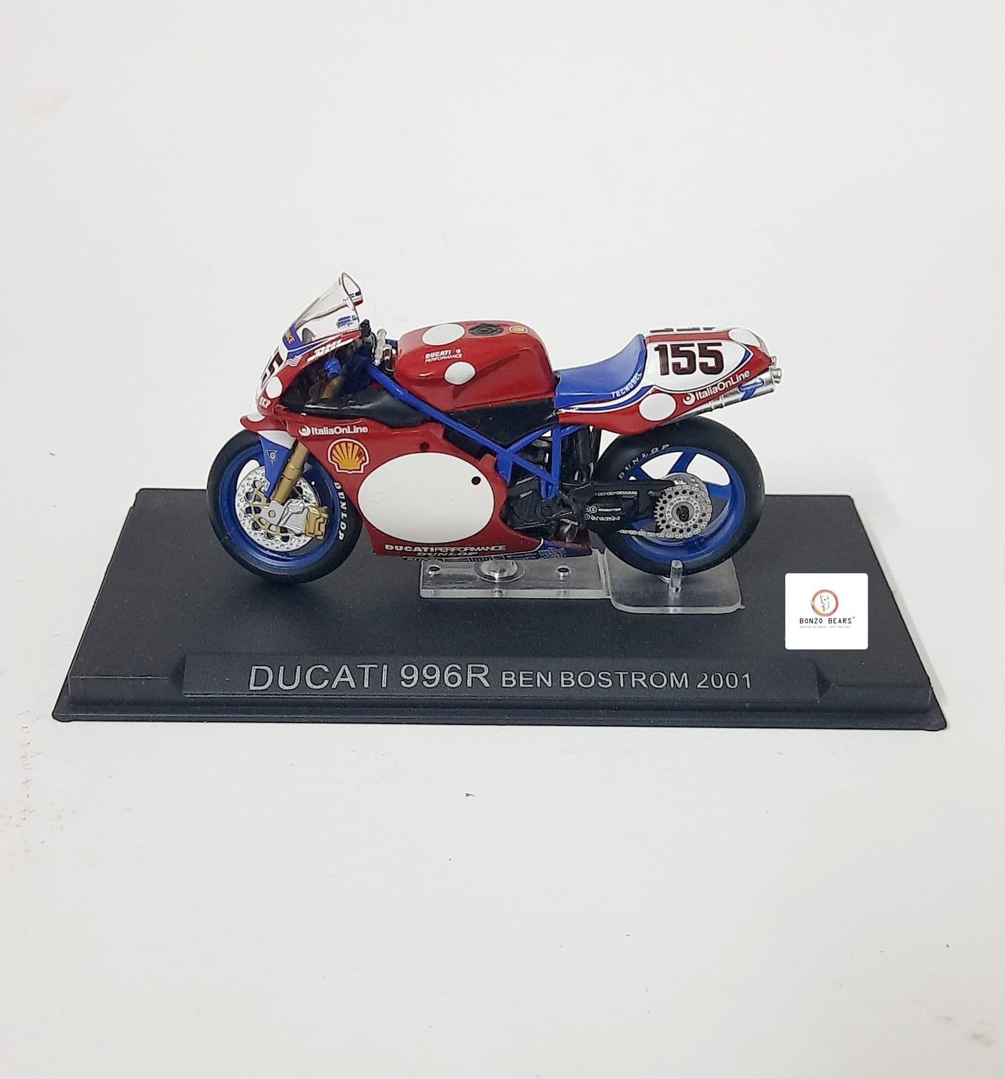 Ixo 2001 Ducati 996R raced by Ben Bostrom - 1:24
