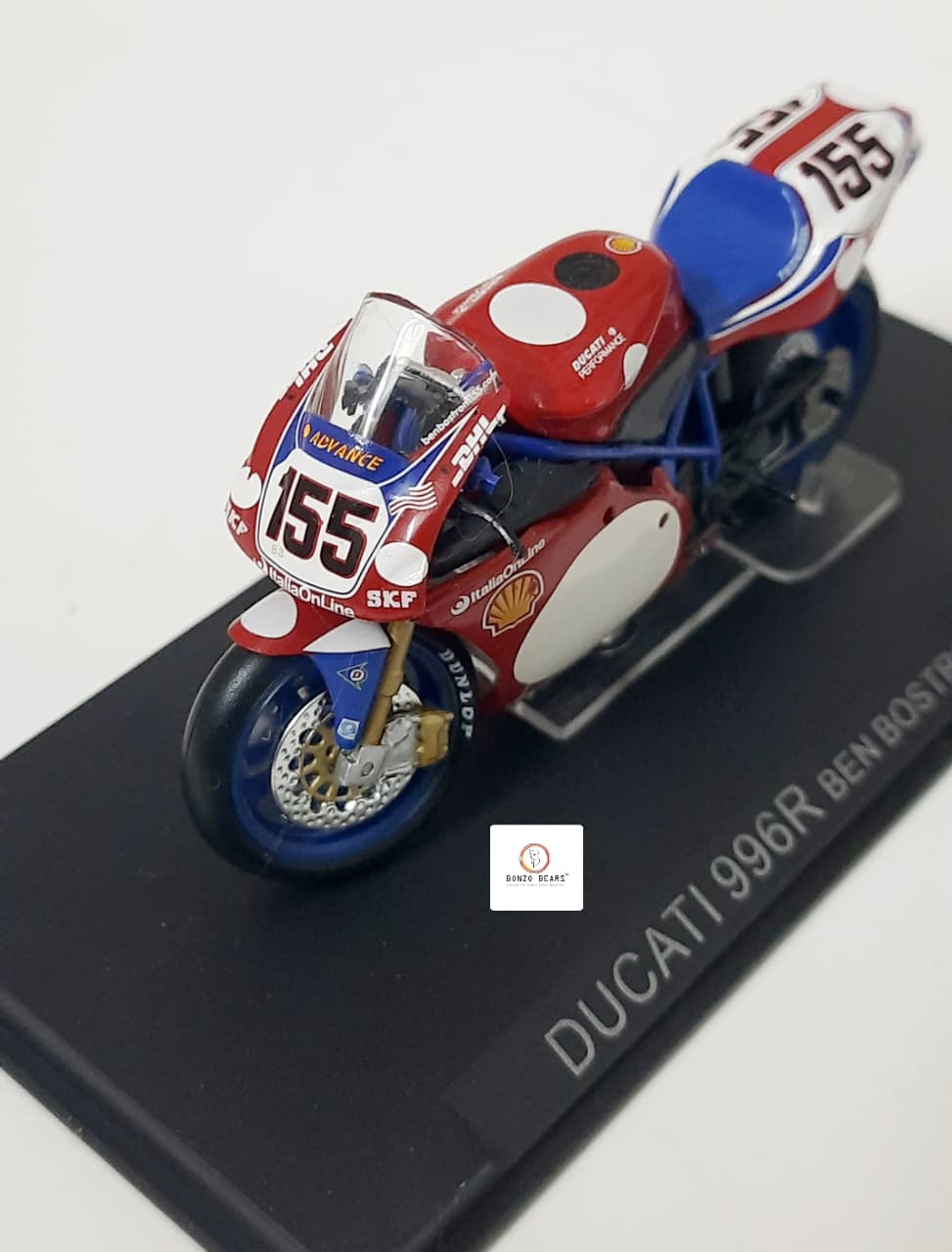 Ixo 2001 Ducati 996R raced by Ben Bostrom - 1:24