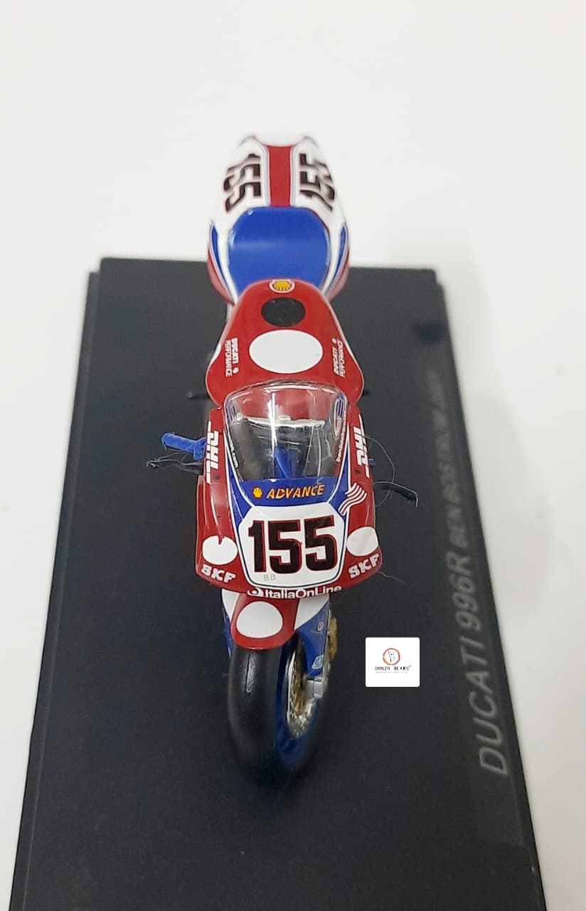 Ixo 2001 Ducati 996R raced by Ben Bostrom - 1:24