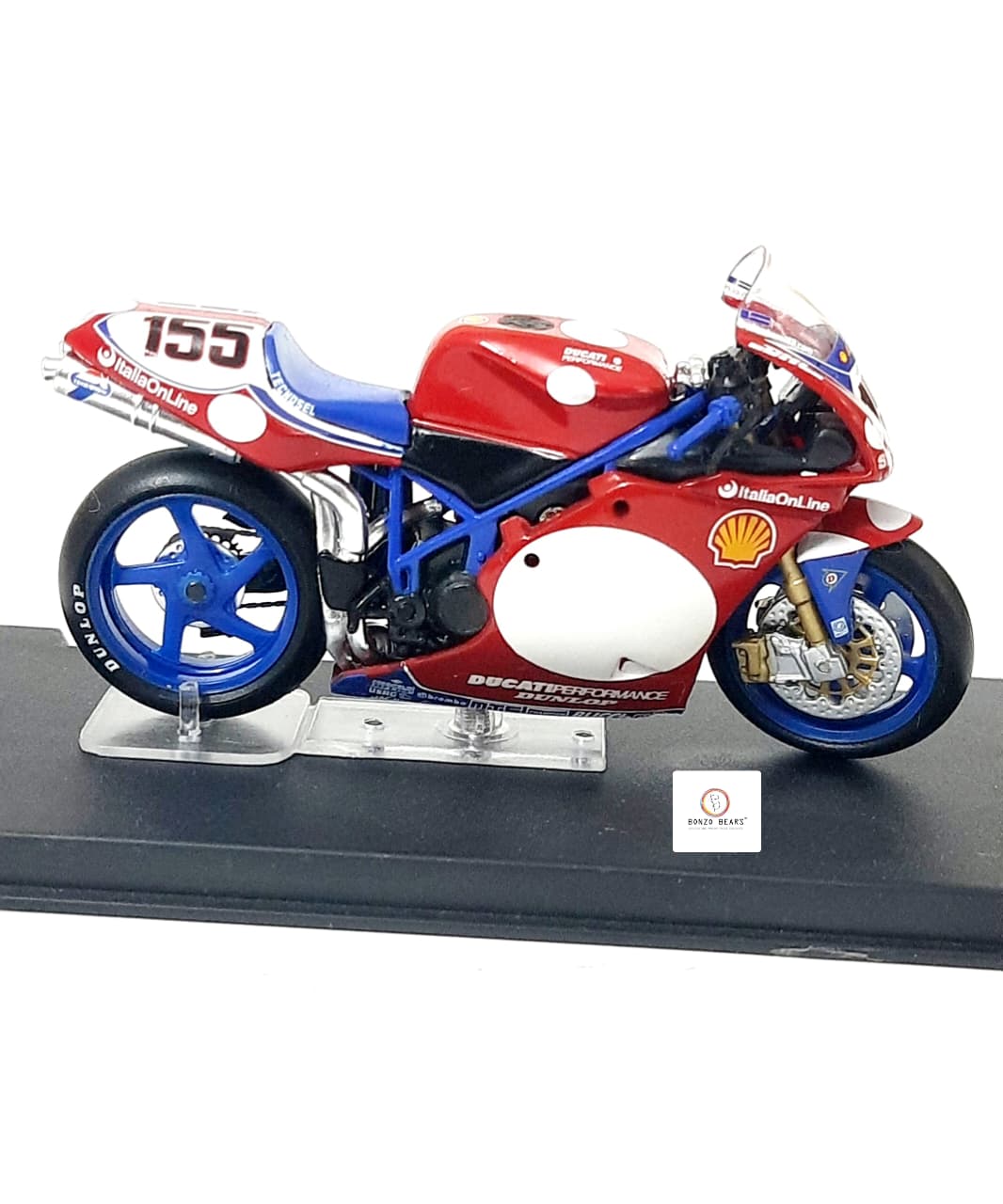 Ixo 2001 Ducati 996R raced by Ben Bostrom - 1:24