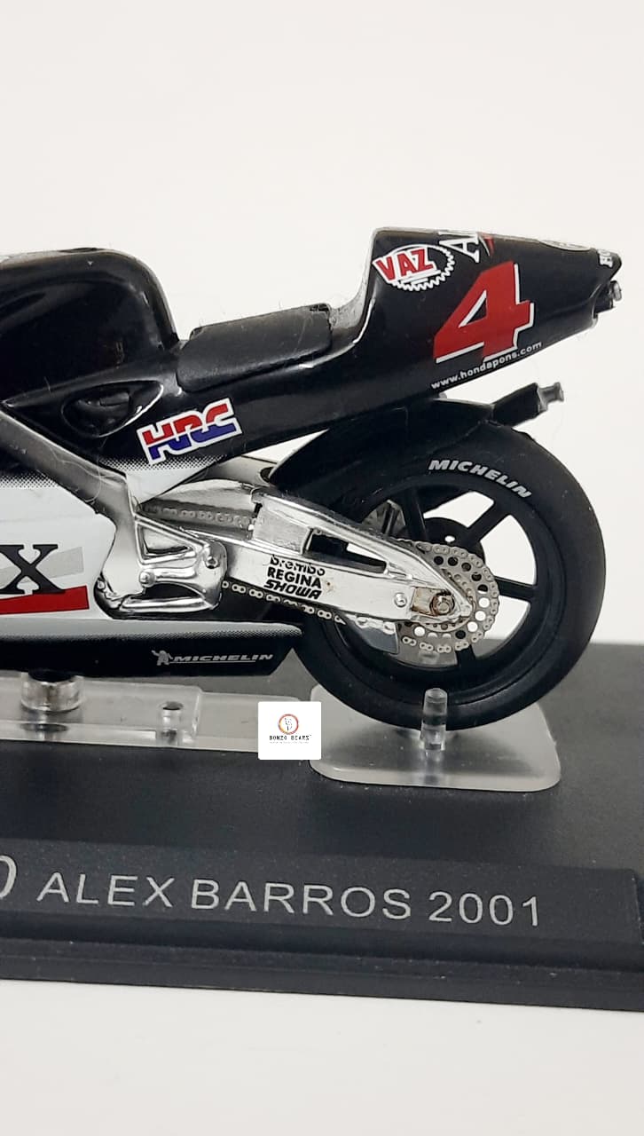 Deagostini - Honda NSR500 ridden by Alex Barros in 2001 - 1:24