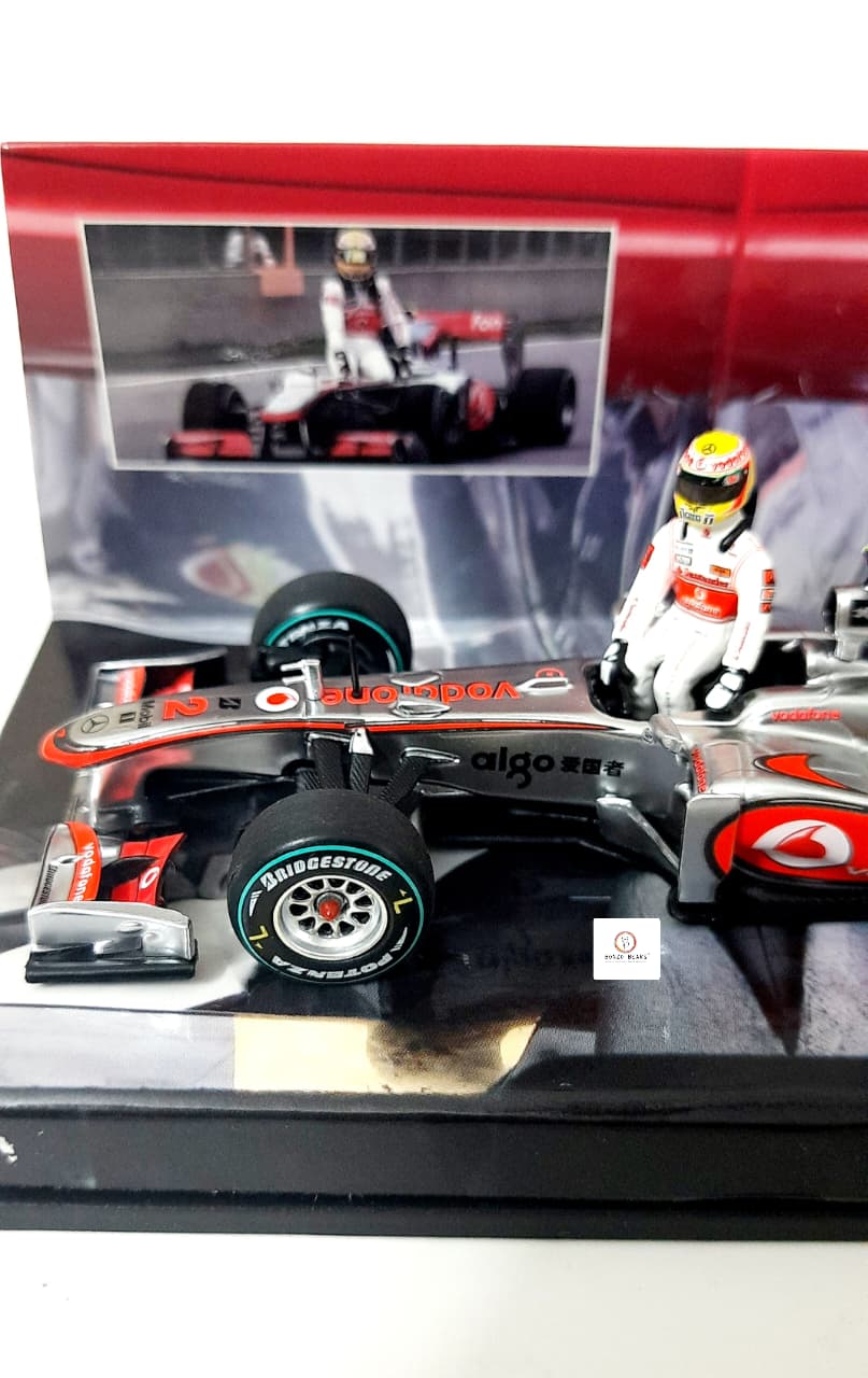 RARE Lewis Hamilton's Mini Champs 1:43 McLaren Ed 43 No.115 - Vodafone Mclaren Mercedes MP4-25 - Cancada GP 2010 - Limited Edition (2040Pcs)