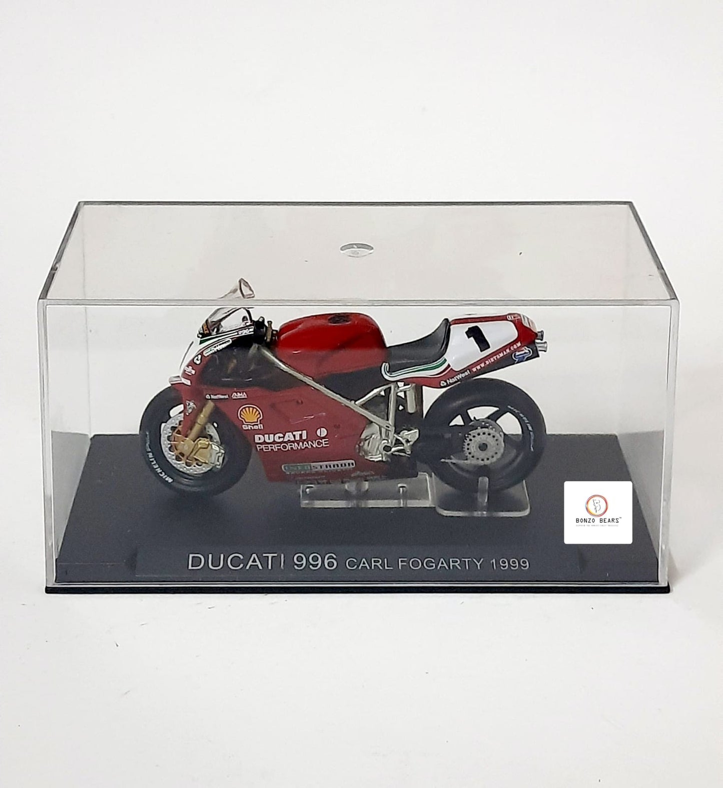 Ixo Ducati 996 raced by Carl Fogarty in 1999 - 1:24
