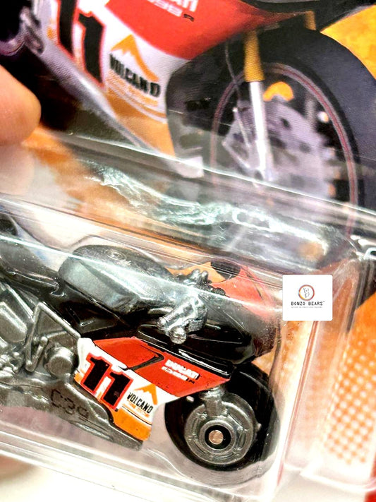 Rare Ducati 1098R #11 - Thrill Racers Volcano (2011 Released) - Hotwheels | Bonzobears (Card as per Pic)