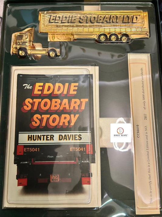 Limited Edition - Corgi "The Eddie Stobart Story" Boxed Set - With Eddie Stobart Book, 1/64 Gold Truck & Limited Edition Certificate (2667) | Bonzo Bears
