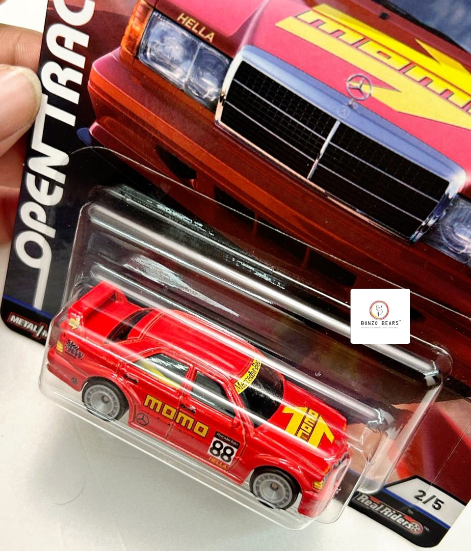 MOMO Mercedes-Benz 190E 2.5-1.6 Open Track Real Riders - Hotwheels Premium | Bonzobears