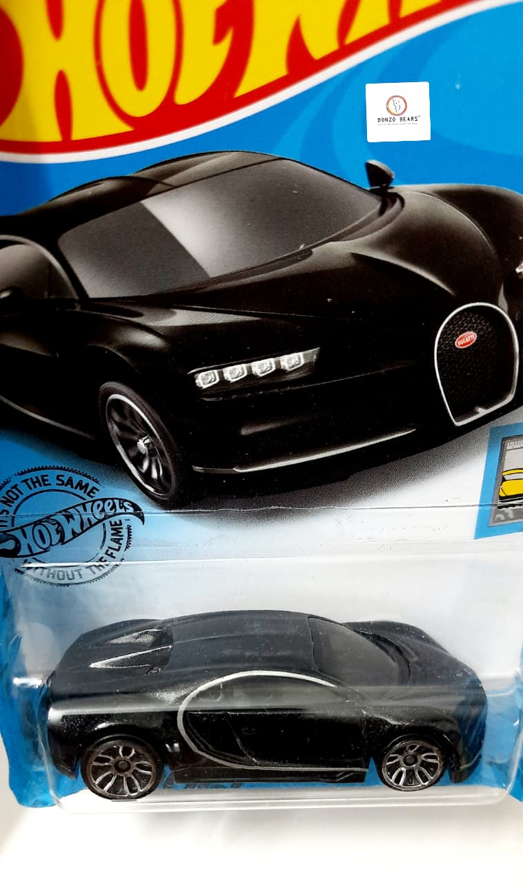 '16 Bugatti Chiron (Black) - Hot Wheels | Bonzo Bears CB4