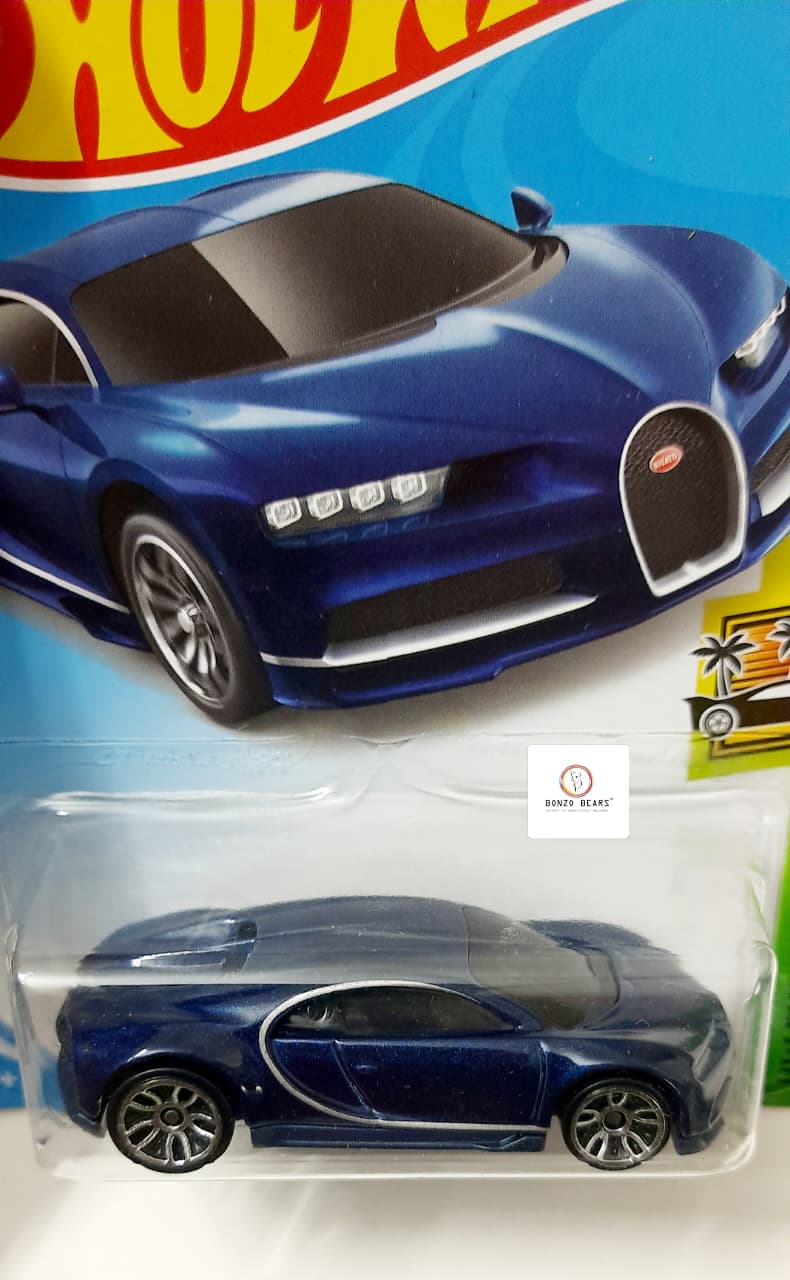'16 Bugatti Chiron (Blue) - Hot Wheels | Bonzo Bears CB4