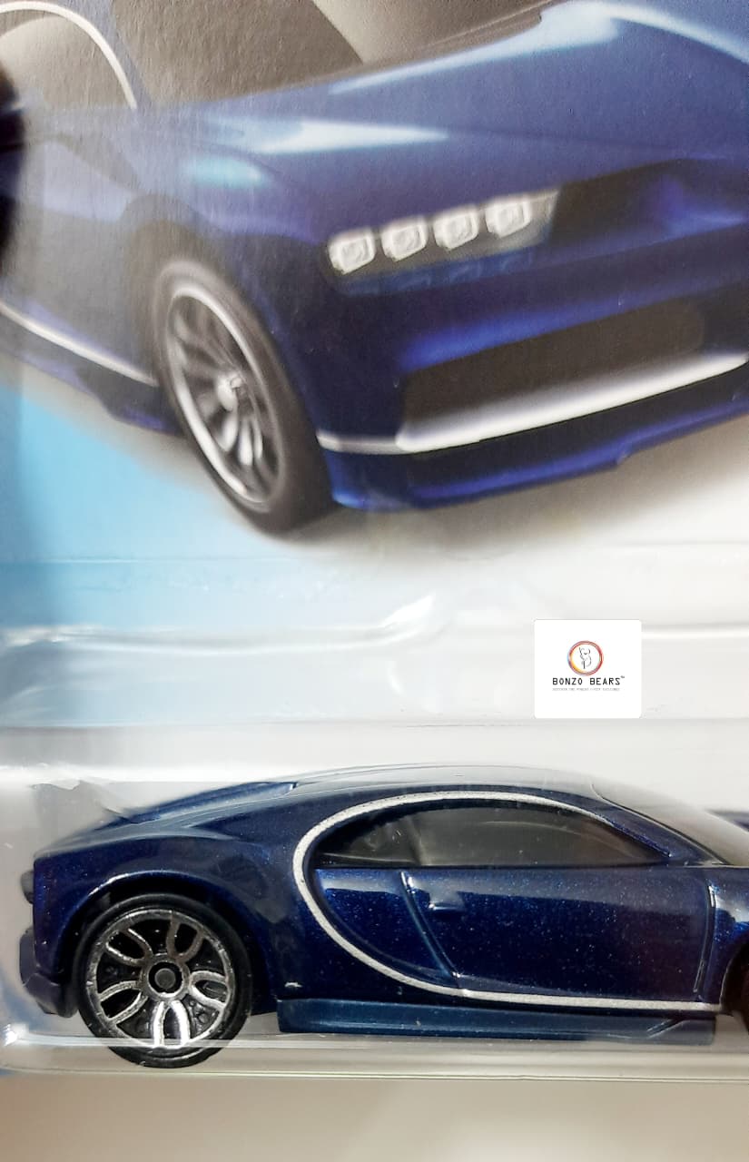 '16 Bugatti Chiron (Blue) - Hot Wheels | Bonzo Bears CB4