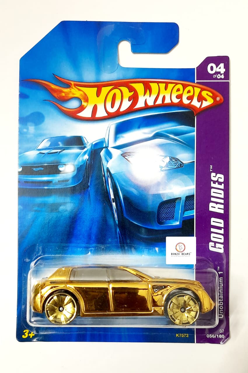 2007 Gold Rides Unobtainium - Hot Wheels | Bonzo Bears PB54, CB4