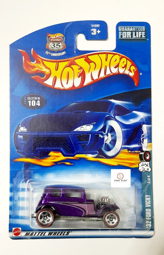 Rare Early Redline- release  '32 Ford Vicky - Hotwheels (2002 Released) | Bonzobears CB4