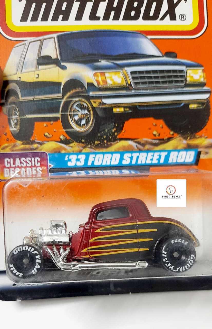 Rare - Goodyear / Eagle wheel - '33 Ford Street Rod (1997 Released) - Matchbox | Bonzobears CB4