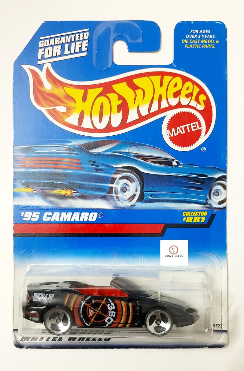 Rare Made in India  '95 Camaro - Hot Wheels (1997 Released) Vintage | Bonzo Bears  PB44