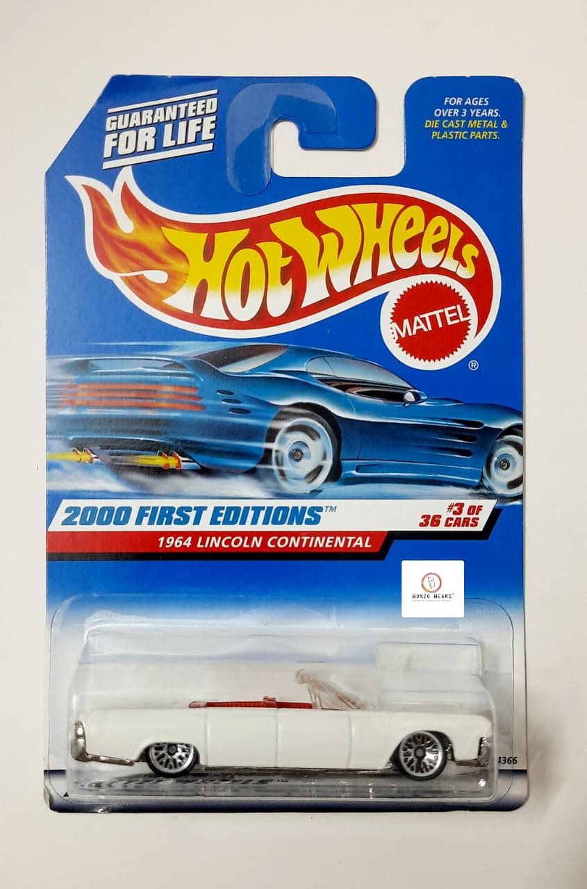 1964 Lincoln Continental (White) - Hot Wheels (2000 Release) CB4