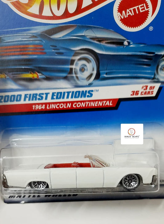 1964 Lincoln Continental (White) - Hot Wheels (2000 Release) CB4