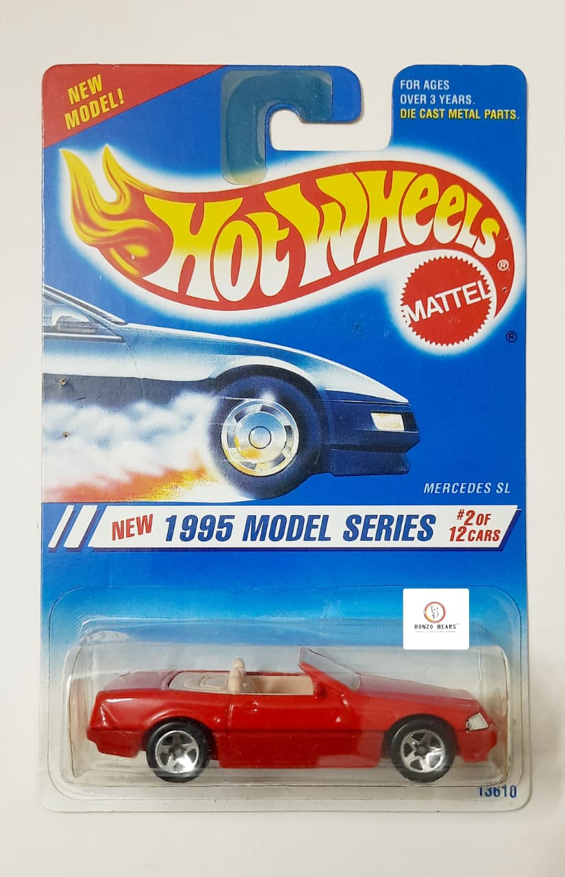 Red Mercedes SL - Hotwheels (1995 Released) | Bonzobears CB4