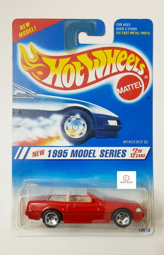 Red Mercedes SL - Hotwheels (1995 Released) | Bonzobears CB4