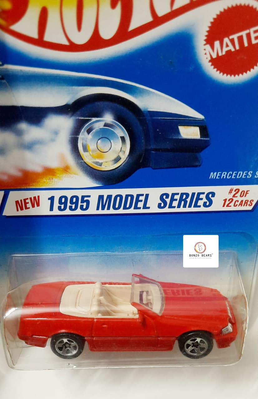 Red Mercedes SL - Hotwheels (1995 Released) | Bonzobears CB4