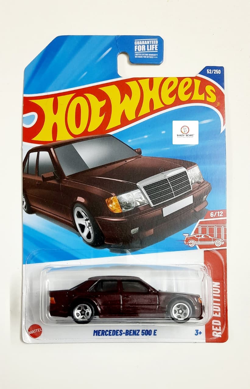 Mercedes-Benz 500 E (Target Exclusive Red Edition) - Hot Wheels | Bonzo Bears