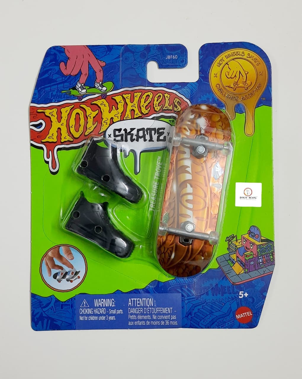 Rare NEW! 2026 Hot Wheels SkateBoard * Treasure Trove * Limited Edition GOLD | Bonzo Bears