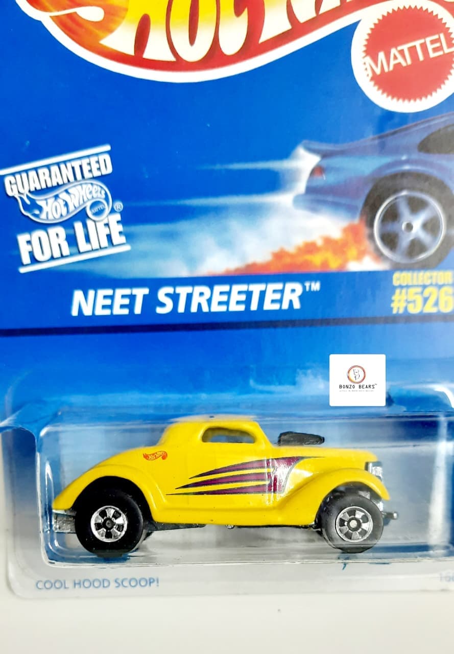 Neet Streeter - LEO MATTEL/MADE IN INDIA (1996 Born) - Hot Wheels | Bonzo Bears CB4