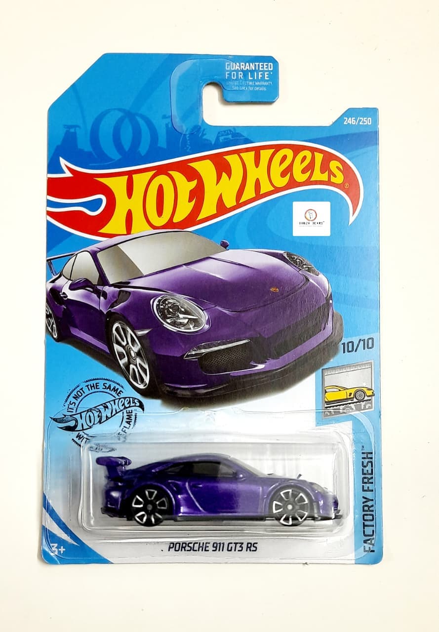 Rare Purple Porsche 911 GT3 RS - Hot Wheels |PB8 | Bonzo Bears